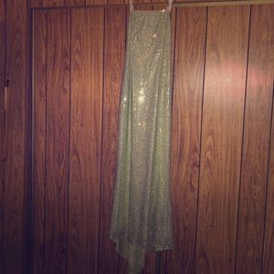 Strapless beautiful sequin dress